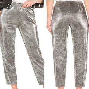 HOUSE OF HARLOW 1960 KATE PANT IN GUNMETAL SILVER